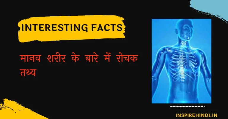 क्या आप जानते हैं मानव शरीर के बारे में रोचक तथ्य | Do you know interesting facts about human body